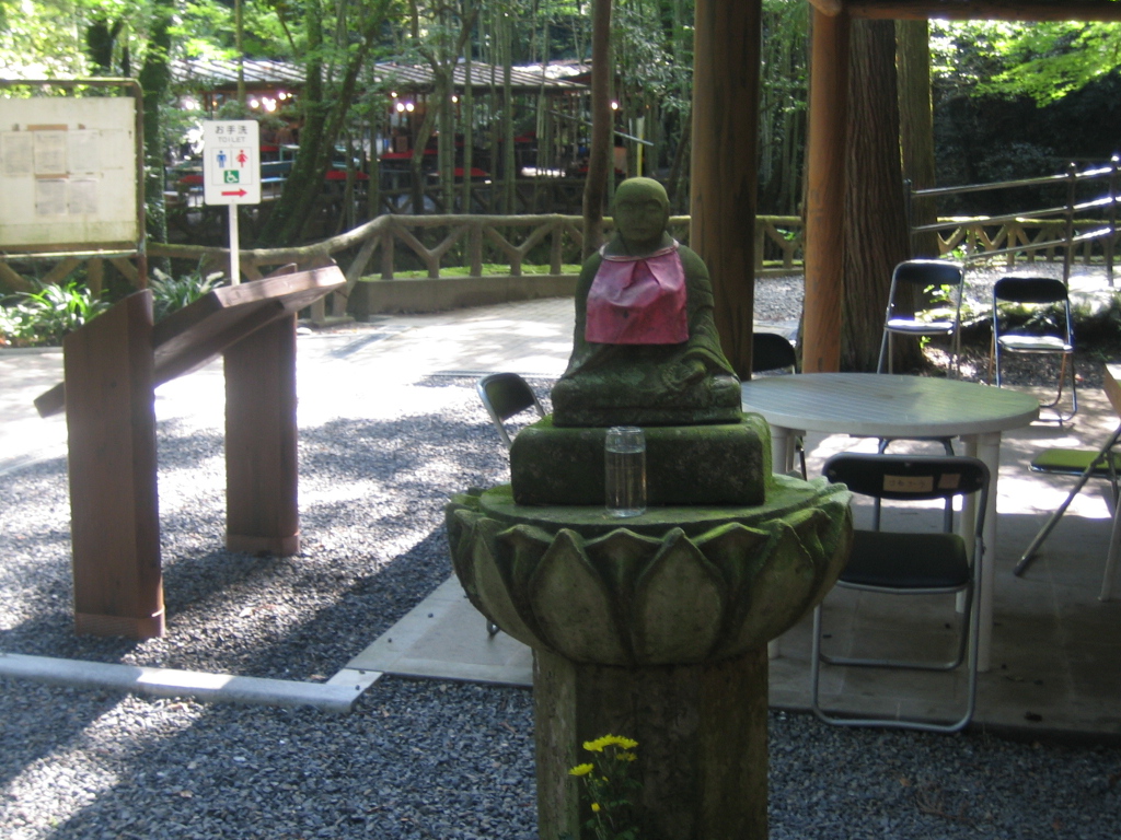 遊歩道の風景 お地蔵さん 鹿児島旅行 In慈眼寺公園